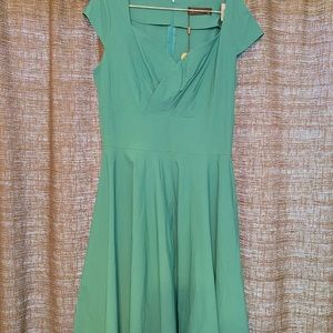 GownTown XL teal dress. NWT fabric is soft and a little stretchy.